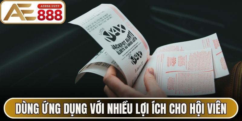 Dùng ứng dụng với nhiều lợi ích cho hội viên
