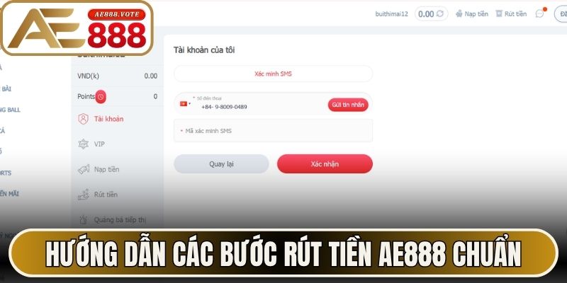 Rút Tiền AE888 - Quy Trình Thanh Toán An Toàn Siêu Tốc 1 Hướng dẫn các bước rút tiền AE888 chuẩn ngay từ lần đầu